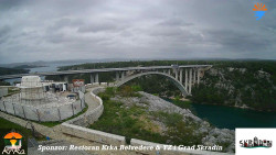 Skradin, řeka Krka, most A1