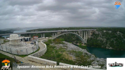 Skradin, řeka Krka, most A1