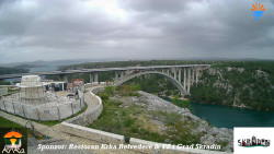 Skradin, řeka Krka, most A1