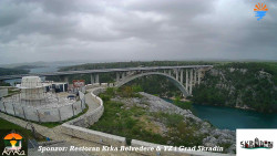 Skradin, řeka Krka, most A1