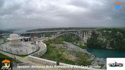Skradin, řeka Krka, most A1