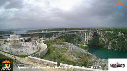 Skradin, řeka Krka, most A1