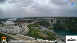Skradin, řeka Krka, most A1