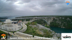 Skradin, řeka Krka, most A1