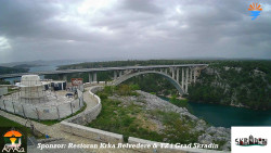 Skradin, řeka Krka, most A1