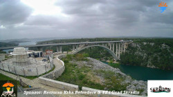 Skradin, řeka Krka, most A1