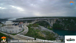 Skradin, řeka Krka, most A1