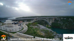 Skradin, řeka Krka, most A1