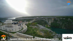 Skradin, řeka Krka, most A1