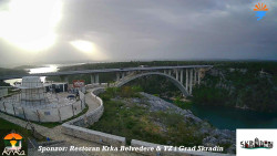 Skradin, řeka Krka, most A1