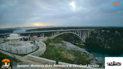 Skradin, řeka Krka, most A1