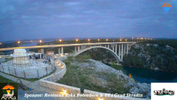 Skradin, řeka Krka, most A1