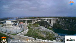 Skradin, řeka Krka, most A1