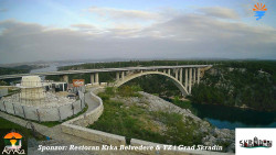 Skradin, řeka Krka, most A1