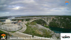 Skradin, řeka Krka, most A1