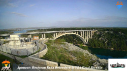 Skradin, řeka Krka, most A1