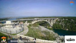 Skradin, řeka Krka, most A1