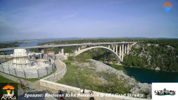 Skradin, řeka Krka, most A1