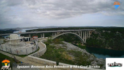 Skradin, řeka Krka, most A1