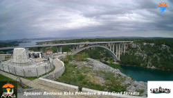 Skradin, řeka Krka, most A1