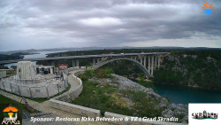 Skradin, řeka Krka, most A1