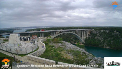 Skradin, řeka Krka, most A1