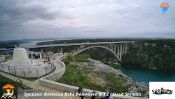 Skradin, řeka Krka, most A1