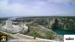 Skradin, řeka Krka, most A1