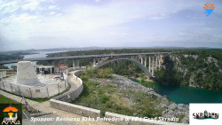 Skradin, řeka Krka, most A1