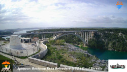 Skradin, řeka Krka, most A1