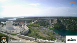 Skradin, řeka Krka, most A1