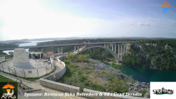 Skradin, řeka Krka, most A1