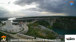 Skradin, řeka Krka, most A1