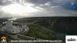 Skradin, řeka Krka, most A1