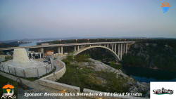 Skradin, řeka Krka, most A1