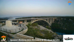 Skradin, řeka Krka, most A1