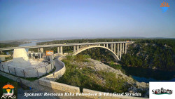 Skradin, řeka Krka, most A1