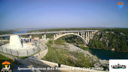 Skradin, řeka Krka, most A1