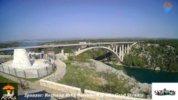 Skradin, řeka Krka, most A1