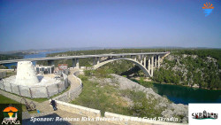 Skradin, řeka Krka, most A1