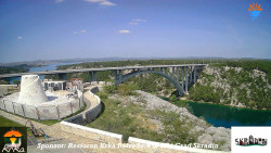 Skradin, řeka Krka, most A1