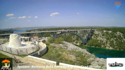 Skradin, řeka Krka, most A1