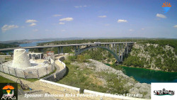 Skradin, řeka Krka, most A1