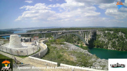 Skradin, řeka Krka, most A1