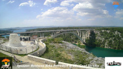 Skradin, řeka Krka, most A1