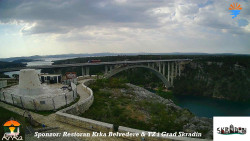 Skradin, řeka Krka, most A1