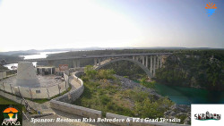 Skradin, řeka Krka, most A1