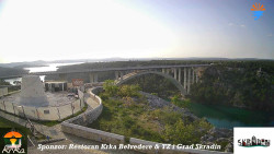 Skradin, řeka Krka, most A1