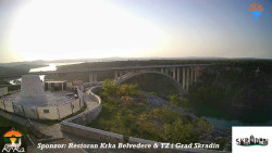 Skradin, řeka Krka, most A1