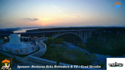 Skradin, řeka Krka, most A1